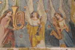 CMSI No.-007-2.4 - Angels playing a Tuba and Clarinet and Saxophone 