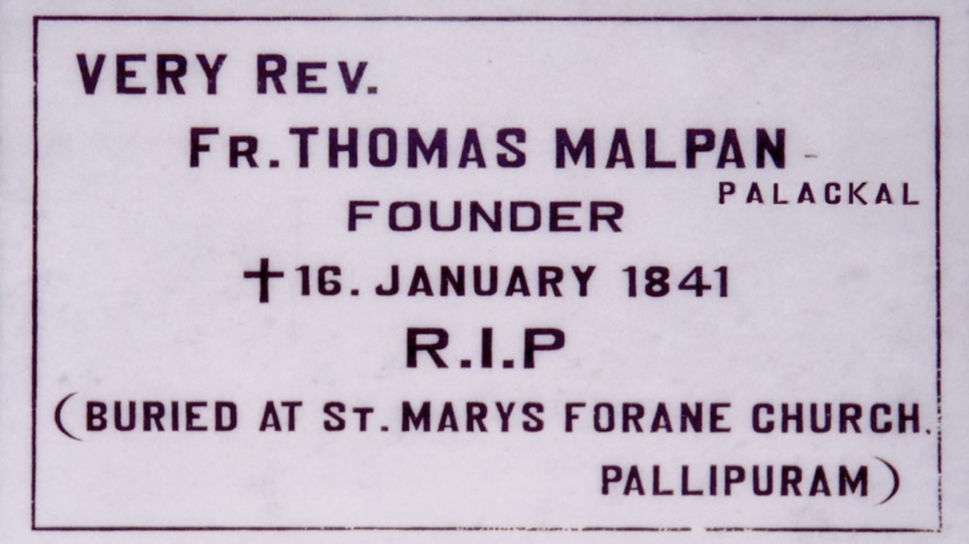 Palackal Malpan Cenotaph Mannanam